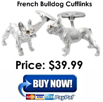French Bulldog Cufflinks